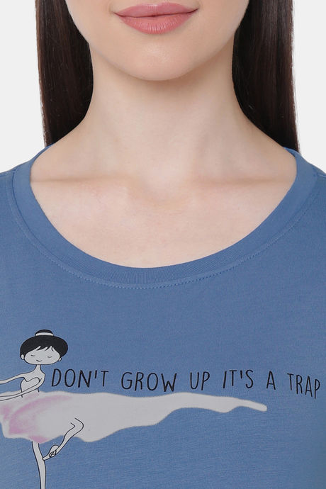 Soie Cotton Top - Blue — image 7