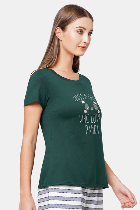 Soie Cotton Top - Green — image 2