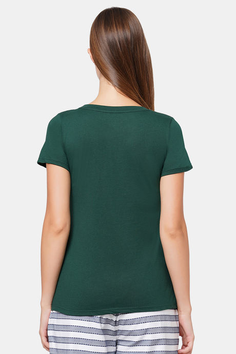 Soie Cotton Top - Green — image 4