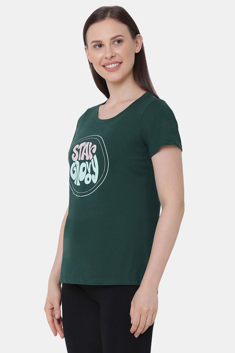 Soie Cotton Top - Green — image 3