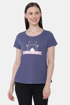 Soie Cotton Top - Blue — thumbnail 1