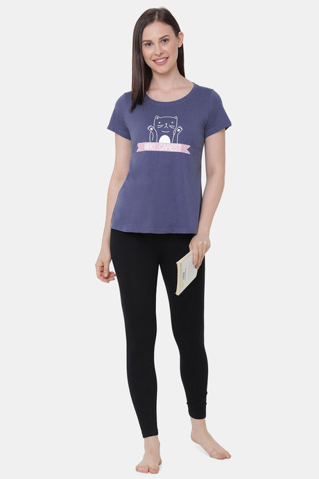 Soie Cotton Top - Blue — image 5