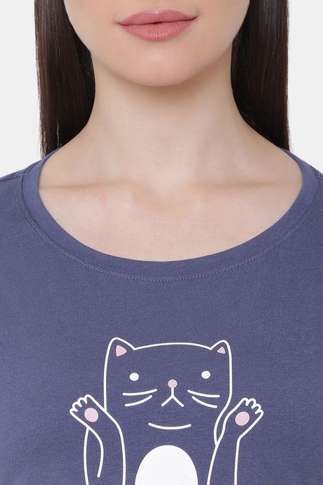 Soie Cotton Top - Blue — image 6