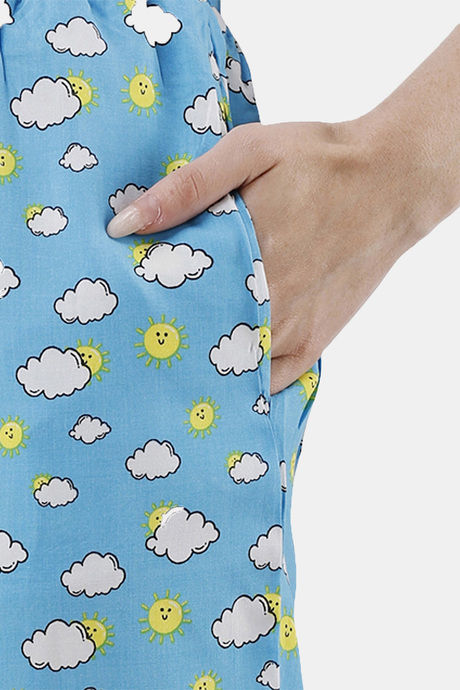 Soie Rayon Pyjama - Blue — image 5