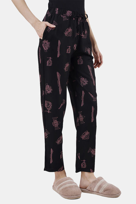 Soie Rayon Pyjama - Black — image 2