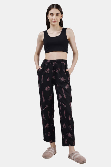 Soie Rayon Pyjama - Black — image 6