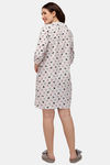 Soie Viscose Knee Length Nightdress - Assorted — thumbnail 3