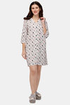 Soie Viscose Knee Length Nightdress - Assorted — thumbnail 4