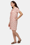 Soie Viscose Knee Length Nightdress - Assorted — thumbnail 2