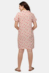 Soie Viscose Knee Length Nightdress - Assorted — thumbnail 3