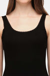 Soie Cotton Elastane Camisole (Pack of 2) - Black Peach — thumbnail 11