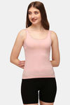 Soie Cotton Elastane Camisole (Pack of 2) - Black Peach — thumbnail 2