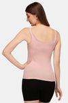 Soie Cotton Elastane Camisole (Pack of 2) - Black Peach — thumbnail 4