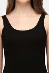 Soie Cotton Elastane Camisole (Pack of 2) - Black Tan — thumbnail 11