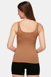 Soie Cotton Elastane Camisole (Pack of 2) - Black Tan — thumbnail 4