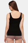Soie Cotton Elastane Camisole (Pack of 2) - Black Tan — thumbnail 9