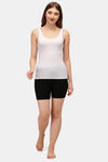 Soie Cotton Elastane Camisole (Pack of 2) - White Black — thumbnail 8