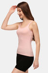 Soie Cotton Elastane Camisole (Pack of 2) - White Peach — thumbnail 3