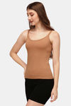 Soie Cotton Elastane Camisole (Pack of 2) - Black Tan — thumbnail 3