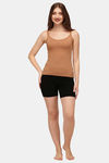 Soie Cotton Elastane Camisole (Pack of 2) - Peach Tan — thumbnail 5