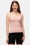 Soie Cotton Elastane Camisole (Pack of 2) - Peach Tan — thumbnail 7