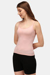 Soie Cotton Elastane Camisole (Pack of 2) - Peach Tan — thumbnail 8