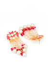 Sukkhi Excellent Kundan Gold Plated Pearl Chandelier Earring Set for Women — thumbnail 3