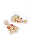 Sukkhi Glorious Kundan Gold Plated Pearl Meenakari Earring Maangtikka Set for Women — thumbnail 4
