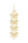 Sukkhi Stylish Pearl Gold Plated Kundan Maangtikka for Women — thumbnail 2