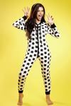 Zivame Cat Face Print Hooded Pure Cotton Jumpsuit — thumbnail 1