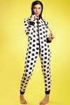 Zivame Cat Face Print Hooded Pure Cotton Jumpsuit — thumbnail 3