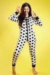 Zivame Cat Face Print Hooded Pure Cotton Jumpsuit — thumbnail 4