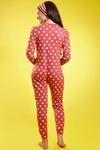 Zivame Polka Dot Print Hooded Pure Cotton Jumpsuit — thumbnail 2