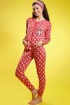 Zivame Polka Dot Print Hooded Pure Cotton Jumpsuit — thumbnail 3