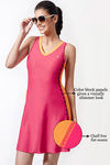 Zivame Aqua V Neck Swimdress With Removable Cups — thumbnail 3