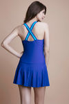 Zivame Aqua Ruched Front Swimdress With Removable Cups — thumbnail 2