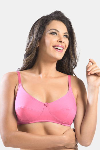 Sonari Afreen Women #x27;s Regular Bra Pink