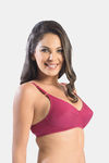 Sonari Kesarnx Double Layered Non-Wired 3/4Th Coverage T-Shirt Bra (Pack of 2) - Multicolor — thumbnail 6