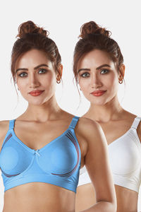 Sky Blue White
