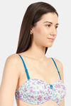 Sonari Glamour Padded Wired Medium Coverage Bra (Pack of 2) - Blue — thumbnail 4