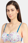 Sonari Glamour Padded Wired Medium Coverage Bra (Pack of 2) - Blue — thumbnail 5