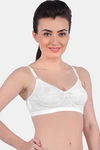 Sonari Nutralv Single Layered Non Wired Medium Coverage Lace Bra (Pack of 2) - White — thumbnail 4