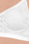 Sonari Nutralv Single Layered Non Wired Medium Coverage Lace Bra (Pack of 2) - White — thumbnail 6