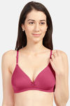 Sonari Omania Double Layered Non Wired Demi Coverage Super Support Bra (Pack of 2) - Pink — thumbnail 2