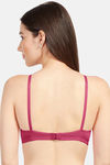 Sonari Omania Double Layered Non Wired Demi Coverage Super Support Bra (Pack of 2) - Pink — thumbnail 3