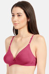 Sonari Omania Double Layered Non Wired Demi Coverage Super Support Bra (Pack of 2) - Pink — thumbnail 5