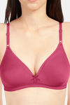 Sonari Omania Double Layered Non Wired Demi Coverage Super Support Bra (Pack of 2) - Pink — thumbnail 6