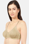 Sonari Olivia Double Layered Non Wired Medium Coverage T-Shirt Bra (Pack of 2) - Skin — thumbnail 5