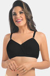 Sonari Unique Double Layered Non Wired Full Coverage Super Support Bra (Pack of 2) - Black — thumbnail 2