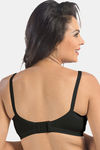 Sonari Unique Double Layered Non Wired Full Coverage Super Support Bra (Pack of 2) - Black — thumbnail 3